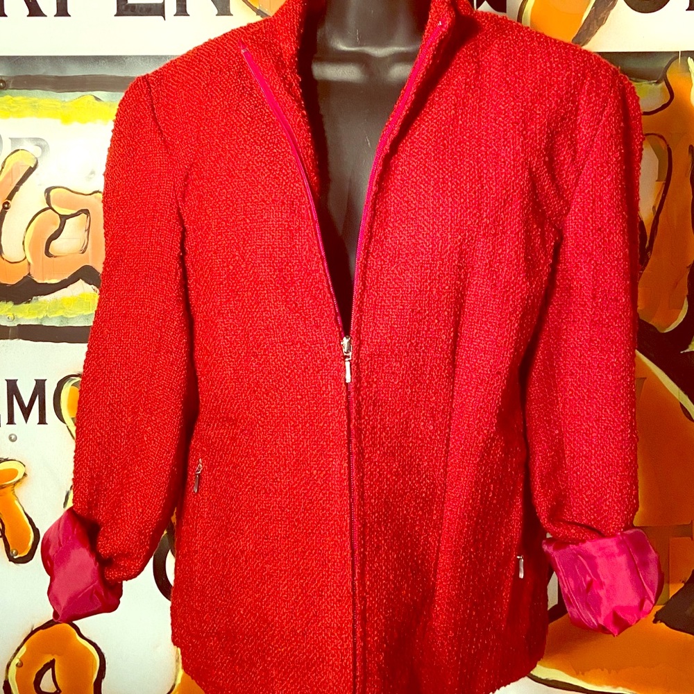 Vintage looking George red autumn blazer